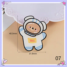 Load image into Gallery viewer, Cartoon Acrylic Astronaut Brooch Girl Accessories Clothes Bag Pendant Badge Pin Clothes Bags Decoration Accessory Gift

