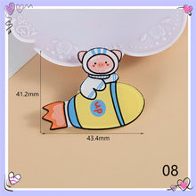 Load image into Gallery viewer, Cartoon Acrylic Astronaut Brooch Girl Accessories Clothes Bag Pendant Badge Pin Clothes Bags Decoration Accessory Gift
