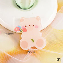 Load image into Gallery viewer, Cartoon Acrylic Bear Brooch Girl Accessories Clothes Bag Pendant Badge Pin Clothes Bags Decoration Accessory Gift

