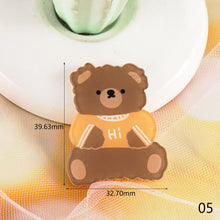 Load image into Gallery viewer, Cartoon Acrylic Bear Brooch Girl Accessories Clothes Bag Pendant Badge Pin Clothes Bags Decoration Accessory Gift
