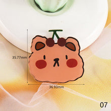 Load image into Gallery viewer, Cartoon Acrylic Bear Brooch Girl Accessories Clothes Bag Pendant Badge Pin Clothes Bags Decoration Accessory Gift
