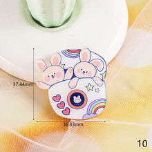 Load image into Gallery viewer, Cartoon Acrylic Bear Brooch Girl Accessories Clothes Bag Pendant Badge Pin Clothes Bags Decoration Accessory Gift
