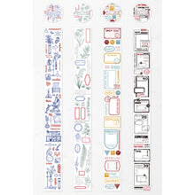 Load image into Gallery viewer, Retro Pattern Washi Tape Masking Tapes DIY Handmade Decorative Stickers For Journal Scrapbooking Office Supplies
