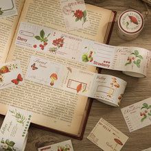 Load image into Gallery viewer, Plant Pattern Washi Tape Masking Tapes DIY Handmade Decorative Stickers For Journal Scrapbooking Office Supplies
