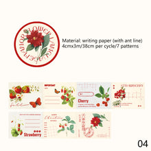 Load image into Gallery viewer, Plant Pattern Washi Tape Masking Tapes DIY Handmade Decorative Stickers For Journal Scrapbooking Office Supplies
