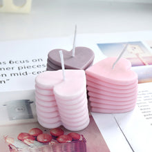 Load image into Gallery viewer, Rotating Stacking Heart Candle Molds Candle Silicone Mold 3D Handmade Craft Aromatherapy Candle Soy Wax Mould Making Supplies
