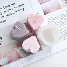 Load image into Gallery viewer, Rotating Stacking Heart Candle Molds Candle Silicone Mold 3D Handmade Craft Aromatherapy Candle Soy Wax Mould Making Supplies
