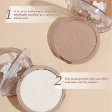 Load image into Gallery viewer, Cute Natural Trimming Plate Repair Matte Highlight Make Up Face Powder Cosmetic Waterproof Contour Bronzer Powder Palette
