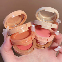 Load image into Gallery viewer, 3 Colors Highlight Rouge Blusher Makeup Palette Blush Contour Palette Pearlescent Face Glitter Pigment Face Powder Cosmetics
