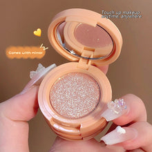 Load image into Gallery viewer, 3 Colors Highlight Rouge Blusher Makeup Palette Blush Contour Palette Pearlescent Face Glitter Pigment Face Powder Cosmetics
