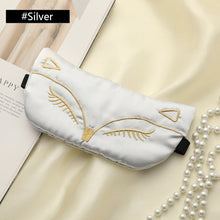 Load image into Gallery viewer, Simulation Silk Sleeping Mask Eye Bandage Night Mask Imitation Silk Eyes Cover Smooth for Women Men Fox Travel Relax Eyemask
