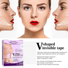 Load image into Gallery viewer, 60pcs V-shaped Invisible Face Tape Neck Eye Double Chin Lift V Shape Refill Tapes Thin Makeup Facelifting Patch Lift Face Sticker
