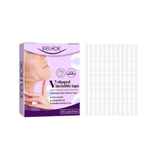 Load image into Gallery viewer, 60pcs V-shaped Invisible Face Tape Neck Eye Double Chin Lift V Shape Refill Tapes Thin Makeup Facelifting Patch Lift Face Sticker

