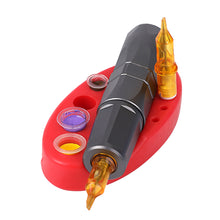 Load image into Gallery viewer, Oval Silicone Tattoo Ink Cups Pen Needles Holder Stand for Tattoo Needle Permanent Makeup Machine Pigment Ink Holder Tattoo Accessories
