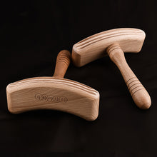 Load image into Gallery viewer, Wooden Lymphatic Drainage Beech Massager Body Sculpting Lazy Scraping Board Gua Sha Scraping Board Muscle Pain Relief
