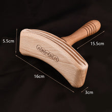 Load image into Gallery viewer, Wooden Lymphatic Drainage Beech Massager Body Sculpting Lazy Scraping Board Gua Sha Scraping Board Muscle Pain Relief
