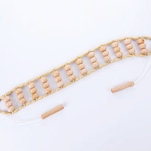 Load image into Gallery viewer, Wood Back Massage Roller Rope Wood Therapy Cellulite Portable Massage Tools Self Massage Tools for Neck Leg Back Pain Relief
