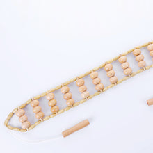 Load image into Gallery viewer, Wood Back Massage Roller Rope Wood Therapy Cellulite Portable Massage Tools Self Massage Tools for Neck Leg Back Pain Relief

