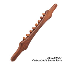 Load image into Gallery viewer, Massager for Body Natural Carbonized Wood Scraping Massage Stick Back Massager SPA Therapy Tool Point Beech Scraping Stick
