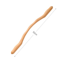 Load image into Gallery viewer, Massager for Body Natural Carbonized Wood Scraping Massage Stick Back Massager All-purpose Meridian Dredging Beech Scraping Stick
