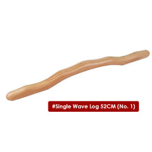 Load image into Gallery viewer, Massager for Body Natural Carbonized Wood Scraping Massage Stick Back Massager All-purpose Meridian Dredging Beech Scraping Stick
