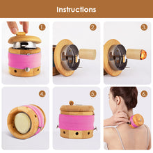 Load image into Gallery viewer, Moxibustion Box Adjustable Temperature Moxa Heat Tank with Wearable Rope Moxa Box Pain Relief Moxa Cone Burner Warm Massager
