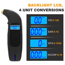 Load image into Gallery viewer, High Accuracy 2 IN 1 Car Motorcycle Bike Tire Pressure Gauge 150PSI For Accurate Car Air Pressure Truck Repair Tools Accessories PSI、BAR、KPA、KG/CM²
