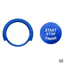 Load image into Gallery viewer, 2Pcs Car Engine Ignition Start Stop Ring Case Sticker Styling For BMW 1 Series 2 Series Station Wagon 3 Series 4 Series X1 X2 Button Decoration Switch Accessories Covers
