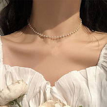 Load image into Gallery viewer, Retro Pearl Necklace Simple Temperament Fashion Small Fresh Pearl Necklace Jewelry Accessories for Women
