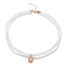 Load image into Gallery viewer, Multi-layer Pearl Necklace Pearl Chain Collarbone Chain Fashion Temperament Necklace Jewelry Accessories for Women
