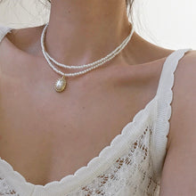 Load image into Gallery viewer, Multi-layer Pearl Necklace Pearl Chain Collarbone Chain Fashion Temperament Necklace Jewelry Accessories for Women
