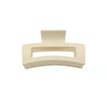 Load image into Gallery viewer, White Simple Acrylic Hair Clip Temperament Shark Clip Headgear Hairpin Fashion All-match Hair Accessories
