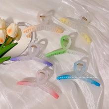 Load image into Gallery viewer, Candy Gradient Hair Clip Large Frosted Hairpin Shark Clip Headgear Colorful Hairpin Simple Fashion Hair Accessories
