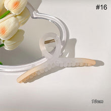 Load image into Gallery viewer, Candy Gradient Hair Clip Large Frosted Hairpin Shark Clip Headgear Colorful Hairpin Simple Fashion Hair Accessories
