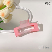 Load image into Gallery viewer, Candy Gradient Hair Clip Large Frosted Hairpin Shark Clip Headgear Colorful Hairpin Simple Fashion Hair Accessories
