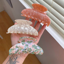 Load image into Gallery viewer, Acetate Plate Hair Clip Shark Clip Hairpin Simple Temperament Hair Clip All-match Hair Accessories
