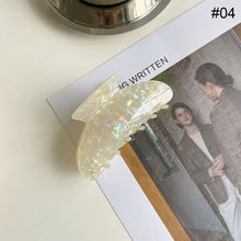 Load image into Gallery viewer, Acetate Plate Hair Clip Shark Clip Hairpin Simple Temperament Hair Clip All-match Hair Accessories
