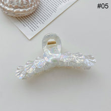 Load image into Gallery viewer, Acetate Plate Hair Clip Shark Clip Hairpin Simple Temperament Hair Clip All-match Hair Accessories
