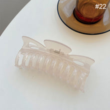 Load image into Gallery viewer, Acetate Plate Hair Clip Shark Clip Hairpin Simple Temperament Hair Clip All-match Hair Accessories
