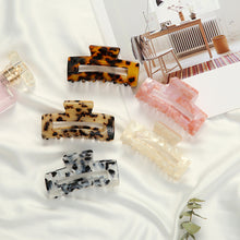 Load image into Gallery viewer, Women Simple Fashion Hair Clip Acetate Plate Grab Clip Hair Clip Vintage All-match Hair Accessories
