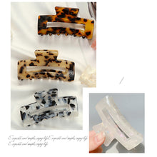 Load image into Gallery viewer, Women Simple Fashion Hair Clip Acetate Plate Grab Clip Hair Clip Vintage All-match Hair Accessories
