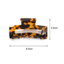 Load image into Gallery viewer, Women Simple Fashion Hair Clip Acetate Plate Grab Clip Hair Clip Vintage All-match Hair Accessories
