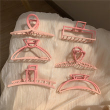 Load image into Gallery viewer, Frosted Metal Gradient Shark Clip Hair Clip Temperament Simple Grab Clip Niche Hair Accessories for Women
