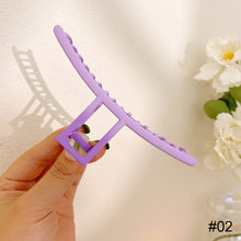 Load image into Gallery viewer, Frosted Metal Gradient Shark Clip Hair Clip Temperament Simple Grab Clip Niche Hair Accessories for Women
