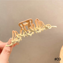 Load image into Gallery viewer, Frosted Metal Gradient Shark Clip Hair Clip Temperament Simple Grab Clip Niche Hair Accessories for Women
