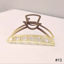 Load image into Gallery viewer, Frosted Metal Gradient Shark Clip Hair Clip Temperament Simple Grab Clip Niche Hair Accessories for Women

