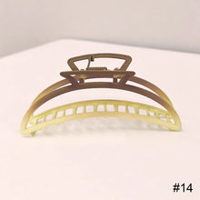 Load image into Gallery viewer, Frosted Metal Gradient Shark Clip Hair Clip Temperament Simple Grab Clip Niche Hair Accessories for Women
