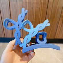 Load image into Gallery viewer, Klein Blue Hair Clip Simple Temperament Hair Clip Acrylic Plate Hair Hairpin All-match Hair Accessories for Women
