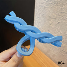 Load image into Gallery viewer, Klein Blue Hair Clip Simple Temperament Hair Clip Acrylic Plate Hair Hairpin All-match Hair Accessories for Women
