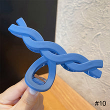 Load image into Gallery viewer, Klein Blue Hair Clip Simple Temperament Hair Clip Acrylic Plate Hair Hairpin All-match Hair Accessories for Women
